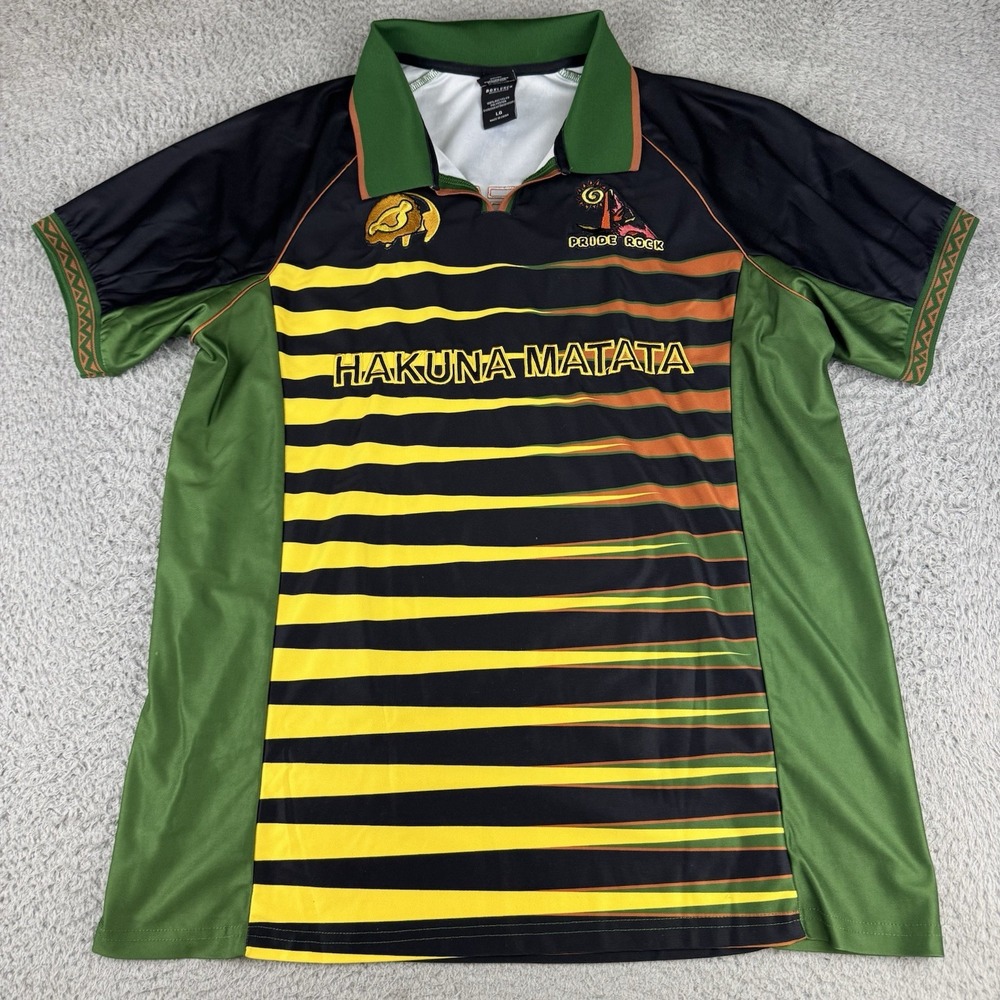 Disney BoxLunch Lion King Mufasa 94 Soccer Jersey Large Pride Rock Hakuna Matata